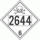 UN 2644 - Poison or Toxic Class 6.1 Placards