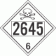 UN 2645 - Poison or Toxic Class 6.1 Placards