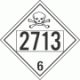 UN 2713 - Poison or Toxic Class 6.1 Placards