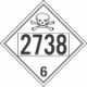 UN 2738 - Poison or Toxic Class 6.1 Placards