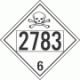 UN 2783 - Poison or Toxic Class 6.1 Placards