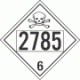 UN 2785 - Poison or Toxic Class 6.1 Placards