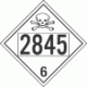 UN 2845 - Poison or Toxic Class 6.1 Placards