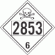 UN 2853 - Poison or Toxic Class 6.1 Placards