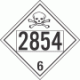 UN 2854 - Poison or Toxic Class 6.1 Placards