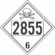 UN 2855 - Poison or Toxic Class 6.1 Placards