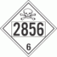 UN 2856 - Poison or Toxic Class 6.1 Placards