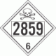 UN 2859 - Poison or Toxic Class 6.1 Placards