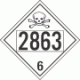 UN 2863 - Poison or Toxic Class 6.1 Placards