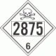 UN 2875 - Poison or Toxic Class 6.1 Placards