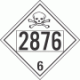 UN 2876 - Poison or Toxic Class 6.1 Placards