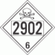 UN 2902 - Poison or Toxic Class 6.1 Placards