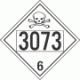 UN 3073 - Poison or Toxic Class 6.1 Placards