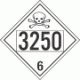 UN 3250 - Poison or Toxic Class 6.1 Placards