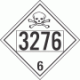 UN 3276 - Poison or Toxic Class 6.1 Placards