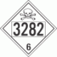 UN 3282 - Poison or Toxic Class 6.1 Placards