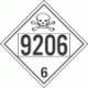 UN 9206 - Poison or Toxic Class 6.1 Placards