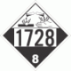 UN 1728 - Corrosive Class 8 Placards