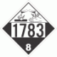 UN 1783 - Corrosive Class 8 Placards