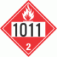 UN 1011 - Flammable Gas Class 2.1 Placards