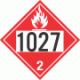 UN 1027 - Flammable Gas Class 2.1 Placards