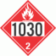 UN 1030 - Flammable Gas Class 2.1 Placards