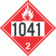 UN 1041 - Flammable Gas Class 2.1 Placards