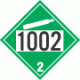 UN 1002 - Non-Flammable Gas Class 2.2 Placards