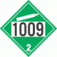 UN 1009 - Non-Flammable Gas Class 2.2 Placards