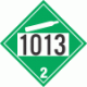 UN 1013 - Non-Flammable Gas Class 2.2 Placards