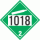 UN 1018 - Non-Flammable Gas Class 2.2 Placards