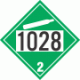 UN 1028 - Non-Flammable Gas Class 2.2 Placards