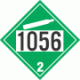 UN 1056 - Non-Flammable Gas Class 2.2 Placards