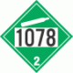 UN 1078 - Non-Flammable Gas Class 2.2 Placards