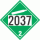 UN 2037 - Non-Flammable Gas Class 2.2 Placards