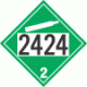 UN 2424 - Non-Flammable Gas Class 2.2 Placards