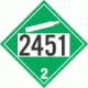 UN 2451 - Non-Flammable Gas Class 2.2 Placards