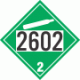 UN 2602 - Non-Flammable Gas Class 2.2 Placards