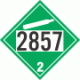 UN 2857 - Non-Flammable Gas Class 2.2 Placards