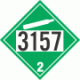 UN 3157 - Non-Flammable Gas Class 2.2 Placards