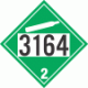 UN 3164 - Non-Flammable Gas Class 2.2 Placards