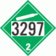 UN 3297 - Non-Flammable Gas Class 2.2 Placards