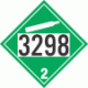 UN 3298 - Non-Flammable Gas Class 2.2 Placards