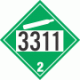 UN 3311 - Non-Flammable Gas Class 2.2 Placards