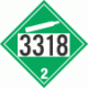 UN 3318 - Non-Flammable Gas Class 2.2 Placards