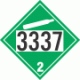 UN 3337 - Non-Flammable Gas Class 2.2 Placards