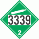 UN 3339 - Non-Flammable Gas Class 2.2 Placards