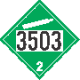 UN 3503 - Non-Flammable Gas Class 2.2 Placards