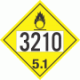 UN 3210 - Oxidizer Class 5.1 Placards