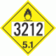 UN 3212 - Oxidizer Class 5.1 Placards